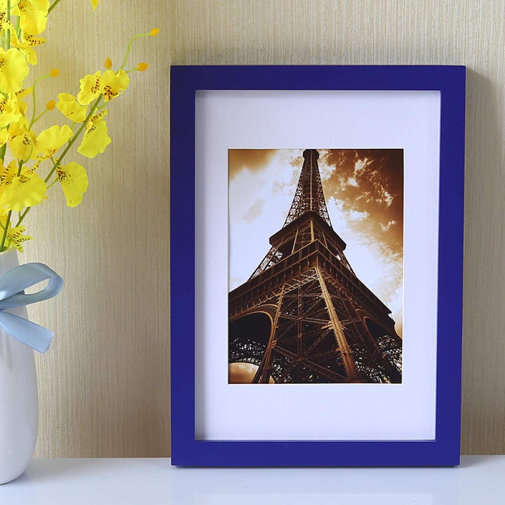 Fotorahmen Personalisiertes Geschenk Massivholzwand 26,5 × 38cm Lila