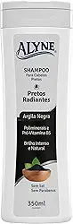 Alyne, Shampoo para cabelos, Pretos Radiantes, 350 ml, Preto