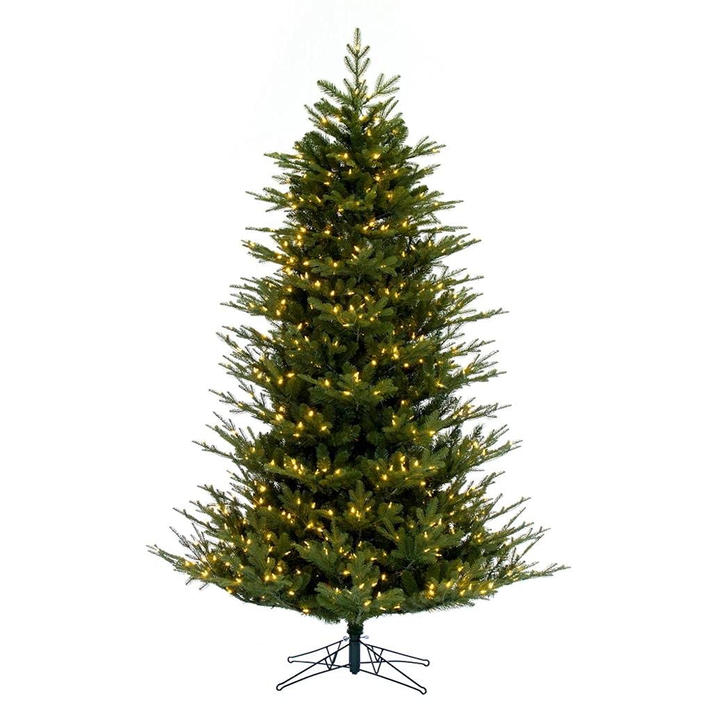 Vickerman 5.5' x 48" North Shore Fraser Fir Artificial Christmas Tree, Dura-Lit® LED Warm White Mini Lights