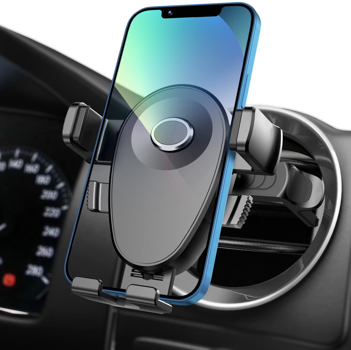 METYOUCAR Supporto Telefono Auto Per Mazda MX-5 ND 2016-2024: Fissaggio Sulla Bocchetta Dell'Aria (Lato Guida), Rotazione 360°, Universale Per IPhone E Android