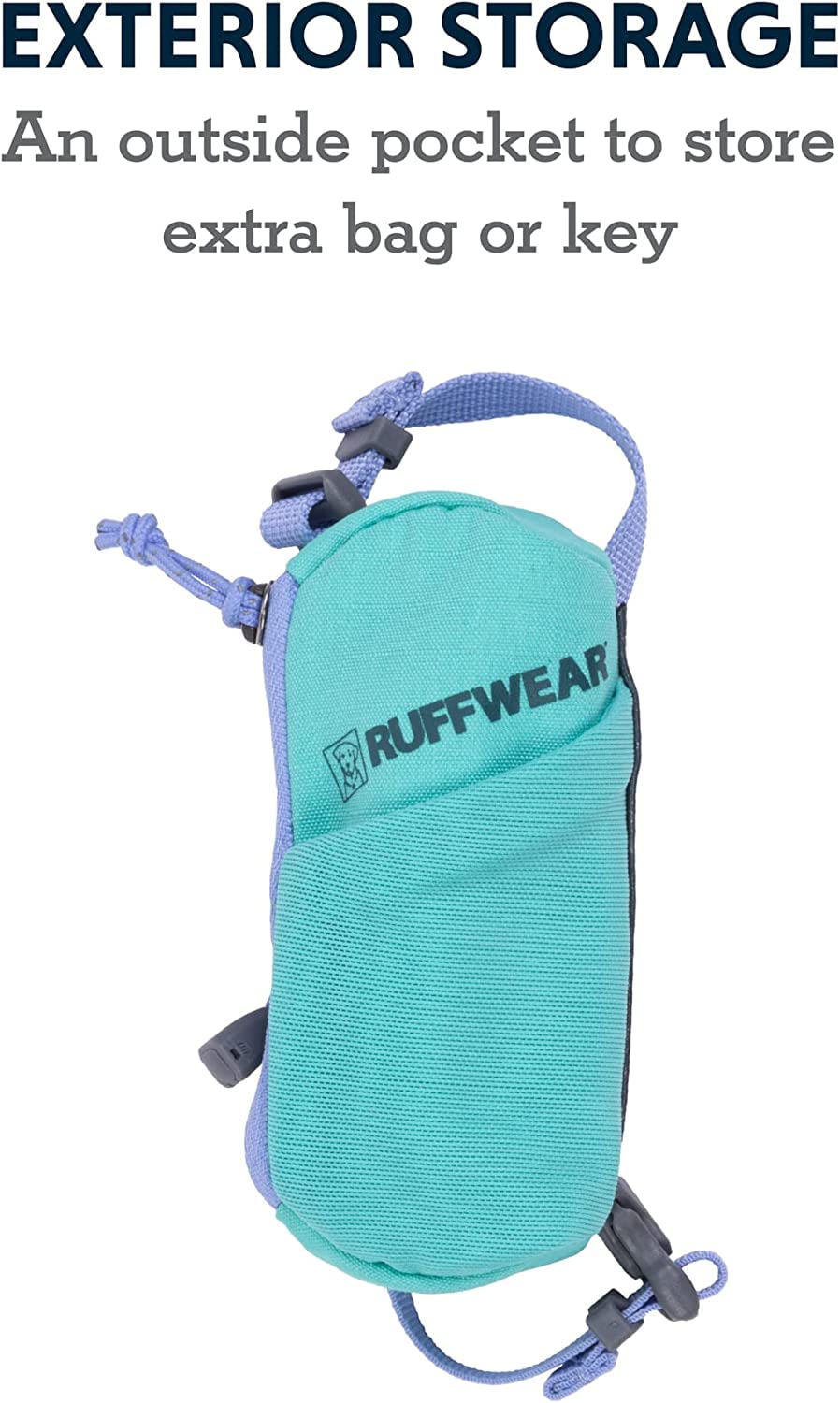 Ruffwear, Stash Bag Mini distributeur de sac de ramassage pour propriétaire de chien, Red Canyon
