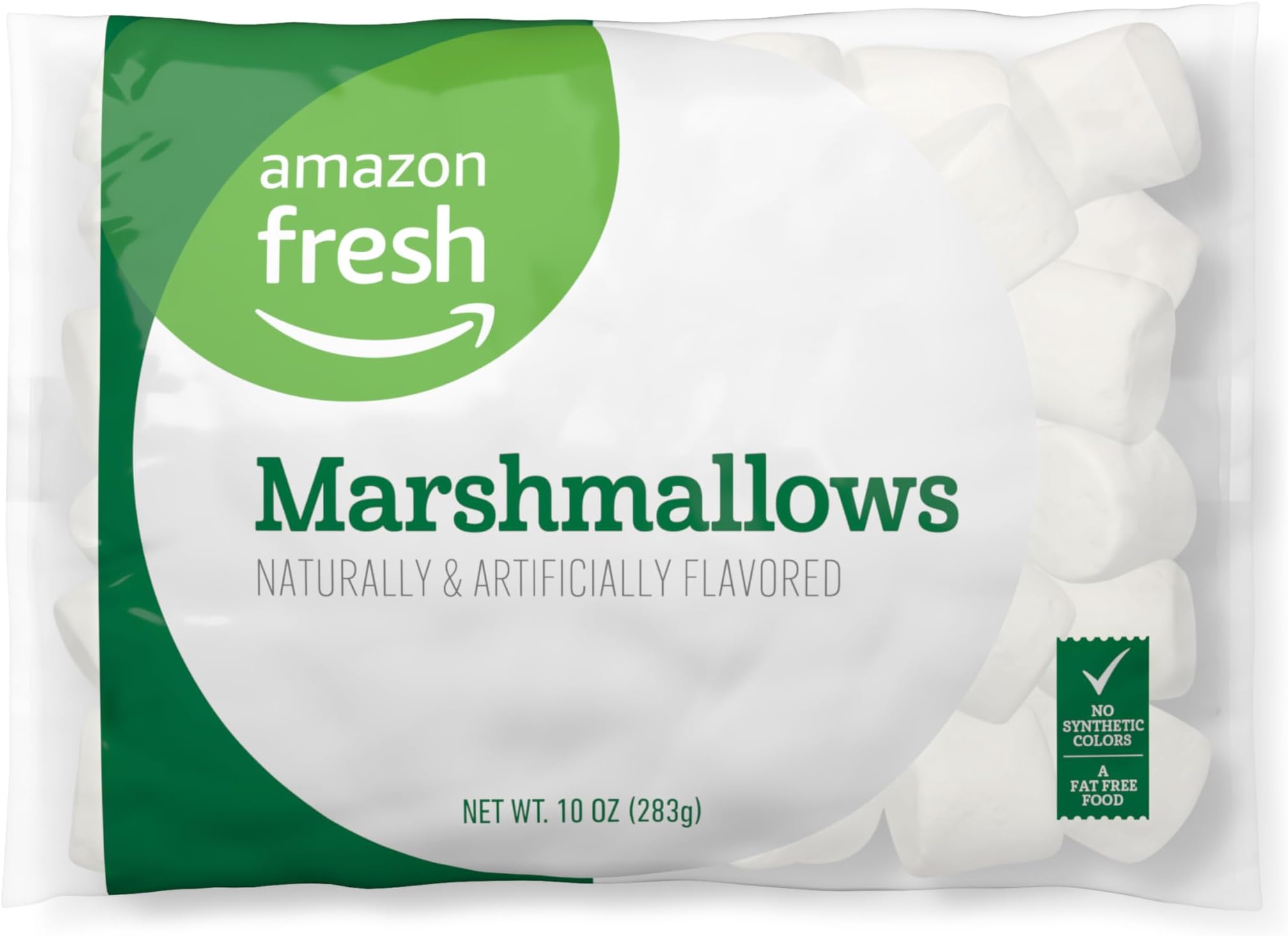 Dandies Vegan Marshmallows, Vanilla, 10 Ounce (Pack of 2