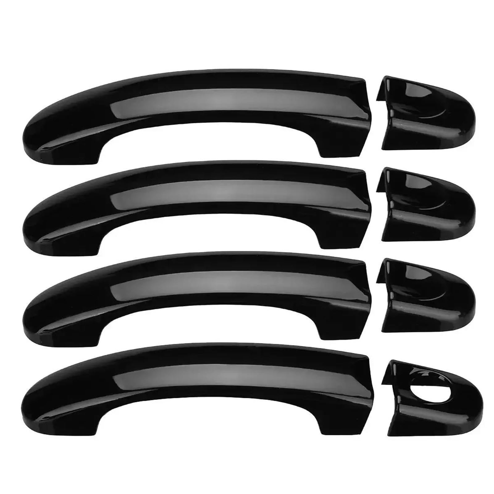 YESKIT Car Exterior Door Handle Cover Trim Decor for VW for Transporter T5 T6 for Caddy 2003-2009