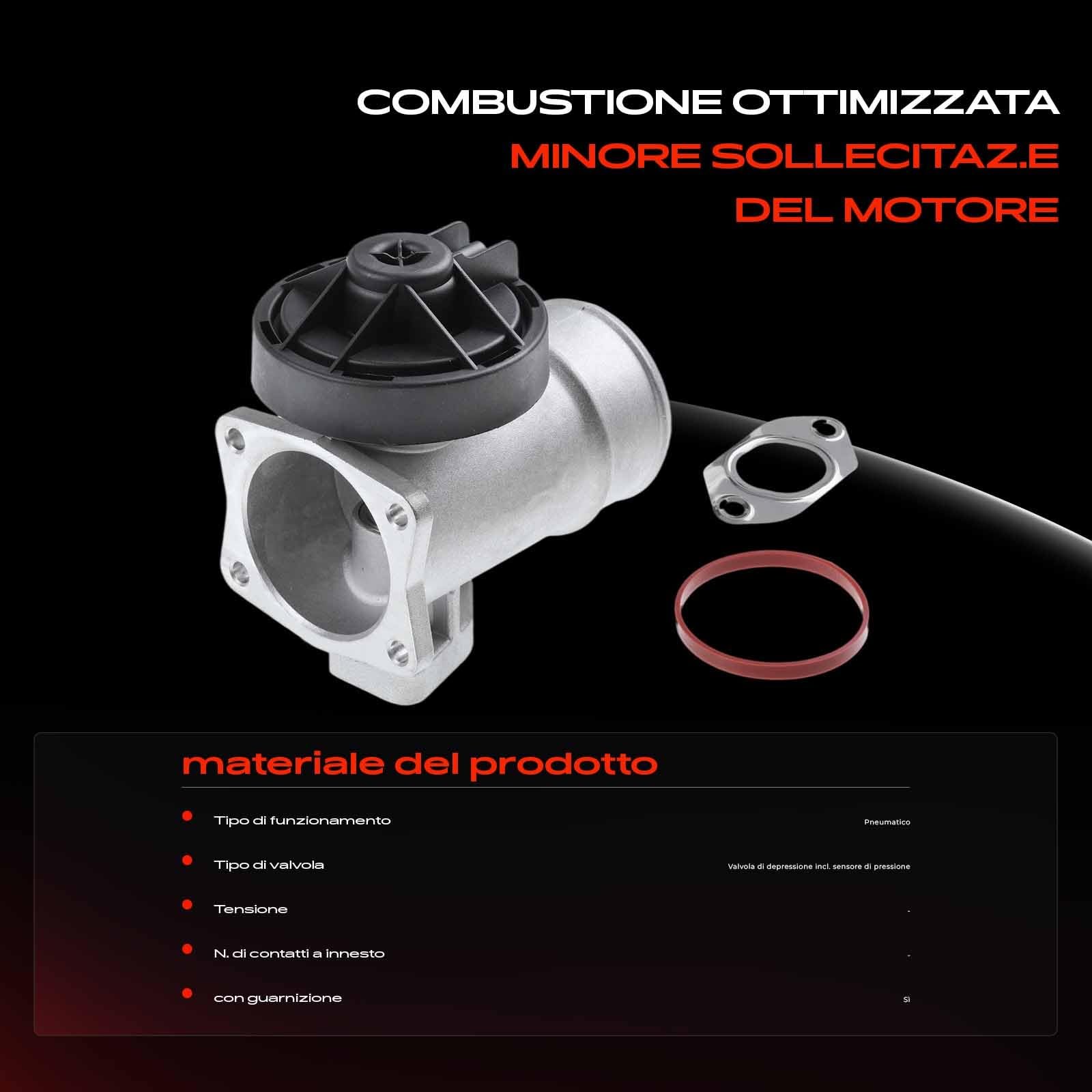 Frankberg Valvola EGR Compatibile con Classe A W168 A 160 CDi Vaneo 414 1.7 CDi Classe A W168 A 170 CDi Replace# 6680900154,7234D