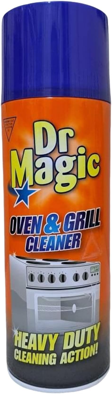 Oven & Grill Cleaner Heavy Duty BBQ Cleaning Action Spray Can 390ml BBQ