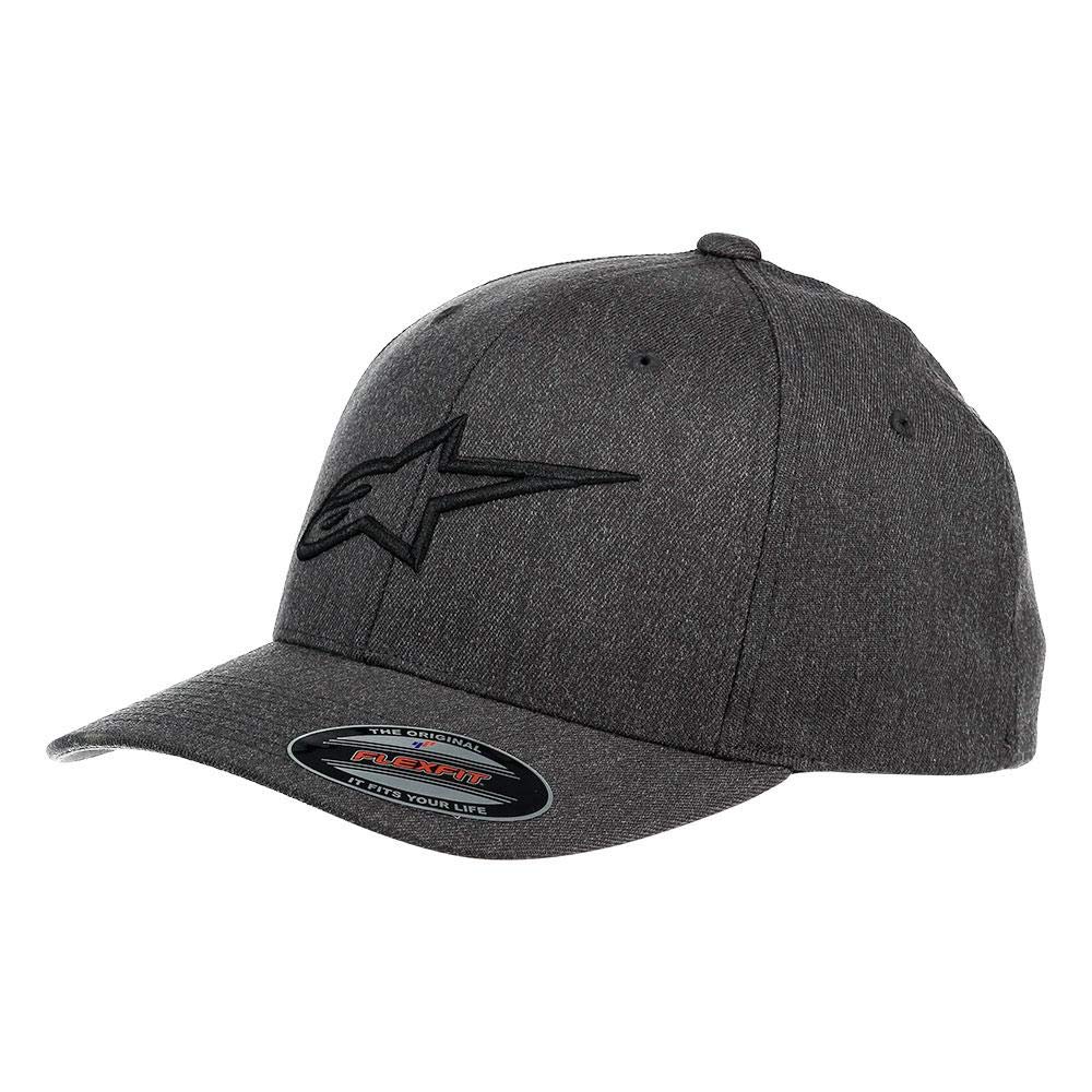 Alpinestars Men's Ageless Curve Hat Baseball Cap with Original Flexfit Inner Band Charcoal/Heather