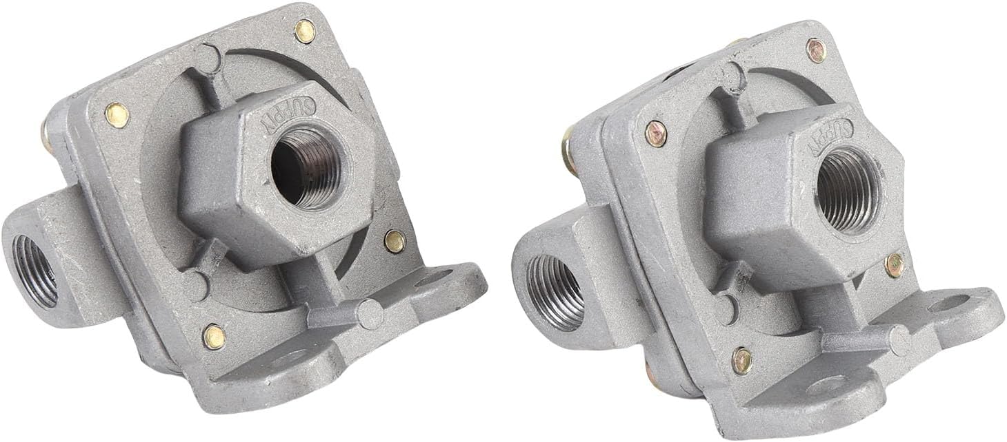 Drfeify Storage Box/Cover Valve, Metal for Air Brake System, Hydraulic Performance, Replacement for 229859 288251, Compatible with Truck Bus RV