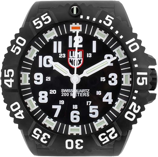 Luminox Luminox Black Plastic Quartz Wall Clock : Amazon.it: Orologi