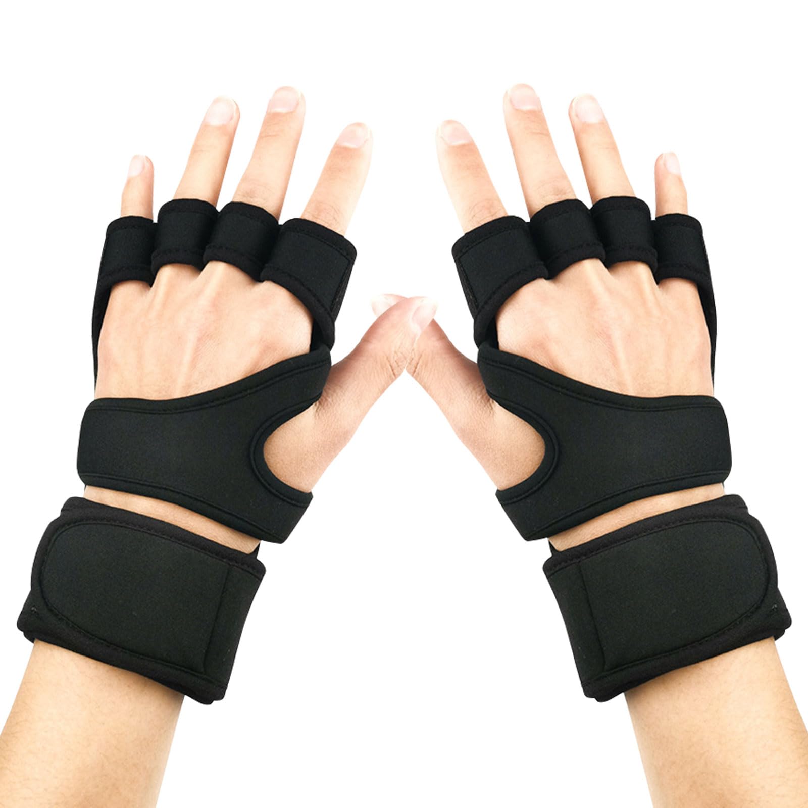 aifitbre Weight Lifting Gloves for Men Women, Padded Workout Gloves with Wrist Support Comfort Protection Strong Grip Great for Gym Fitness Weightlifting Pull Ups Cross Training