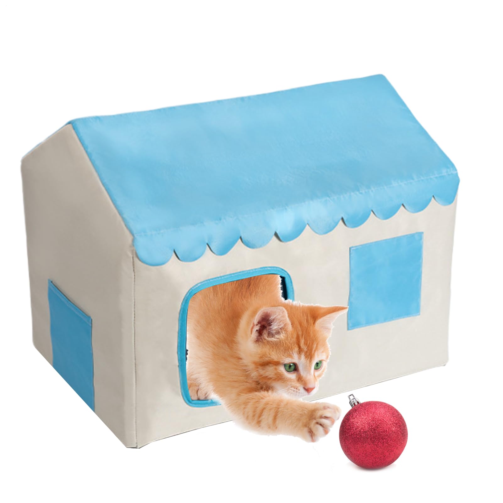 Niche rafraîchissante pour chat Teksome abri de balcon et intérieur