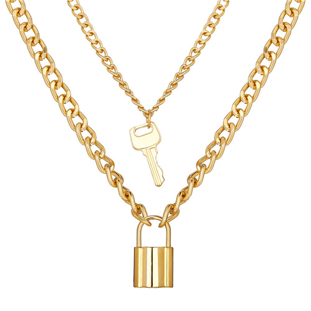 Shining Diva Fashion Latest Multilayer Western Non Precious Base Metal Cubic Zirconia Golden Neckpiece Neck Chain Necklace for Women (12158np) (B08PPMCT1F) Amazon Price History, Amazon Price Tracker