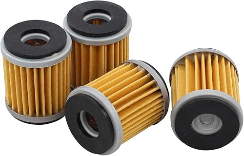 MOTOKU Paquete de 4 filtros de aceite para Raptor 250 YFZ450 WR450F XT250 YZ250 YFZ450X WR250F WR250R WR250X