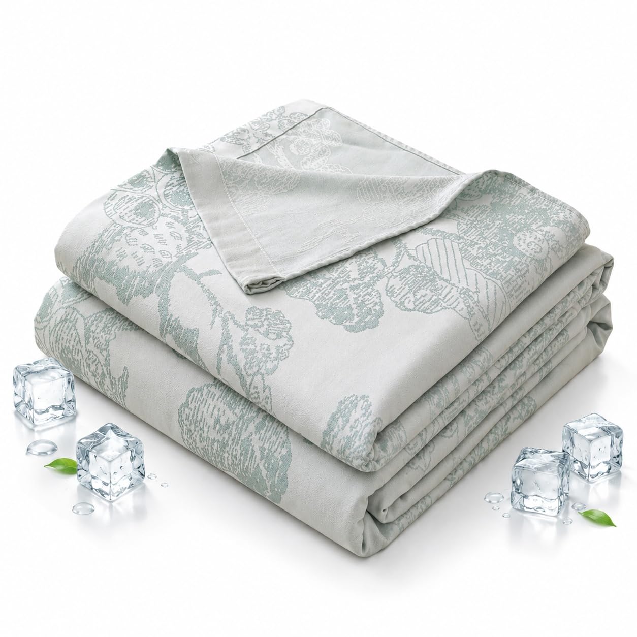 Couverture rafraîchissante plaid frais d'été respirant bambou