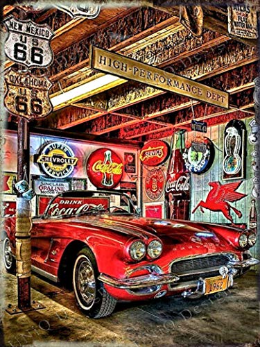 UNiQ Designs Plaque en métal pour bouteilles de coca-cola, décoration murale rétro, affiches Coca-Cola, panneau vintage Coca-Cola, décoration rétro des...