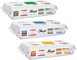 Sleepy Easy Clean Beyaz Sabun,Çamaşır Suyu,Arap Sabun Mop Uyumlu Yer Temizlik Havlusu 3 x 50