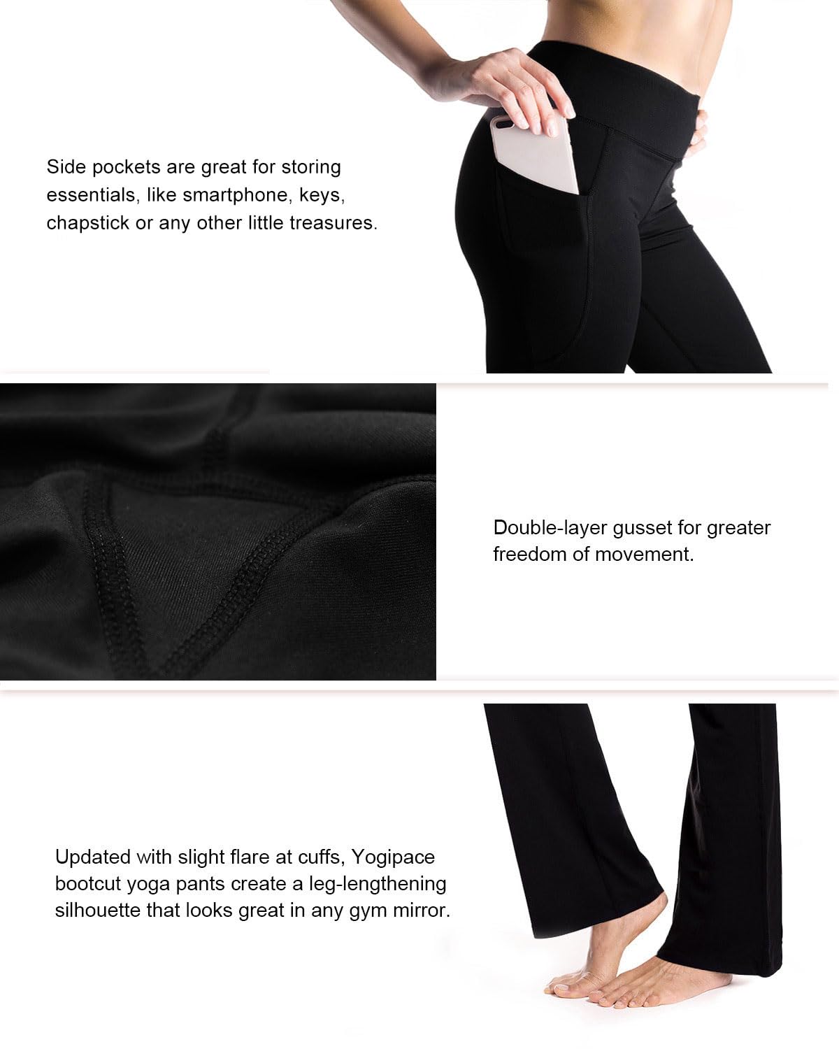 Yogipace Asay06001010157wy Pantalon de Yoga pour Femme