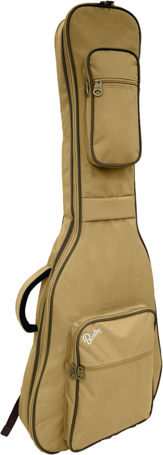 BARTON Lockdown Premium Short Scale Bass Guitar Gig Bag, Goldenrod