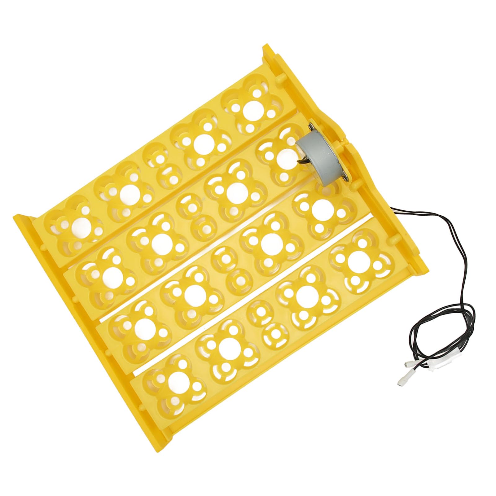 Bandeja de Volteo de Huevos, Bandeja de Incubadora de Huevos con Volteo Automático de Huevos Potente Motor Transpirable Multifunción Mejora la Tasa de Eclosión para 16 Huevos de