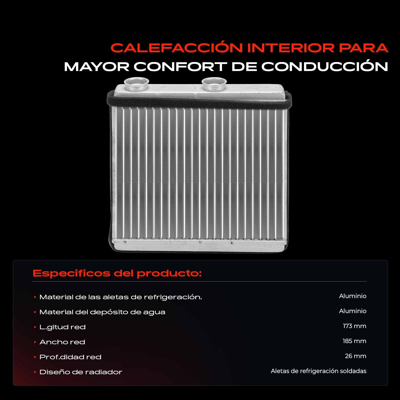 Frankberg Intercambiador de calor para calefacción interior sin tuberías