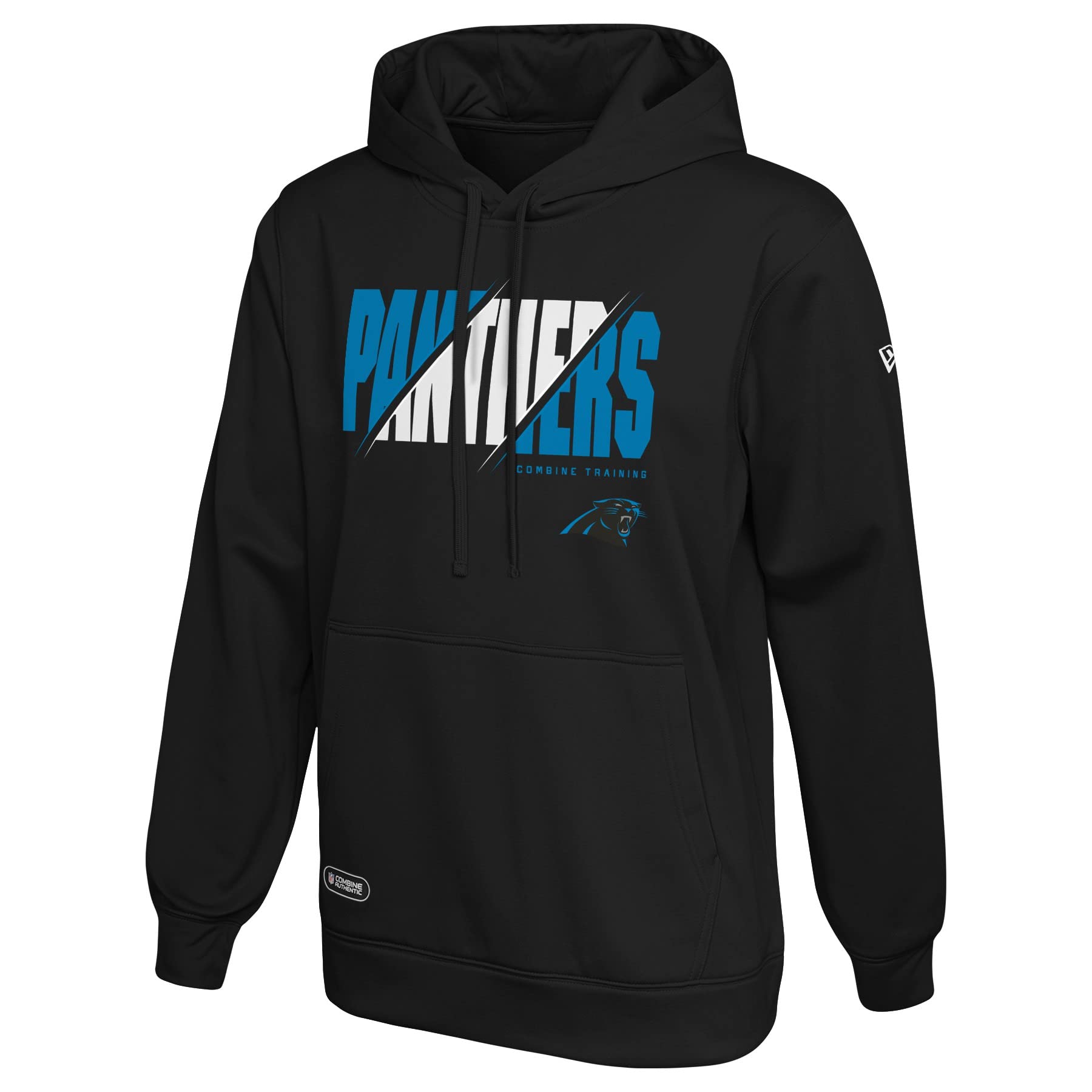 New Era NFL Football Men's Release Pullover Hoodie - Carolina Panthers, Large Black