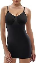 SHAPERX Shapewear Dress for Women Tummy Control Full Slip for Under Dresses Seamless Body Shaper