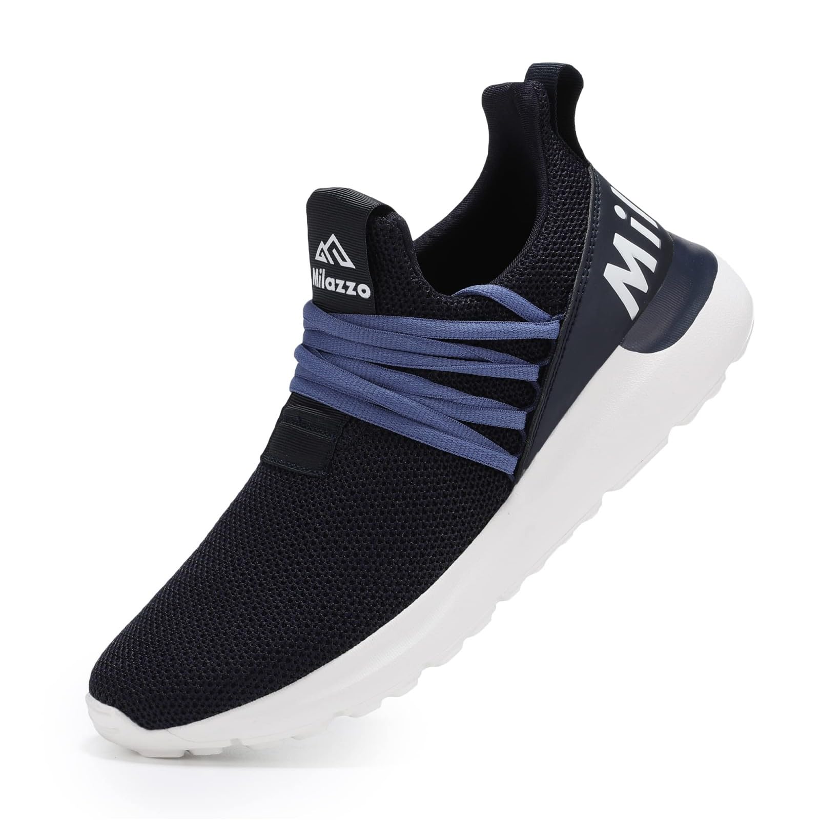 Milazzo Herren Sneaker Sportschuhe für Männer – Bequeme Laufschuhe mit Atmungsaktivem Mesh – rutschfeste Fitnessschuhe für Alltag & Training