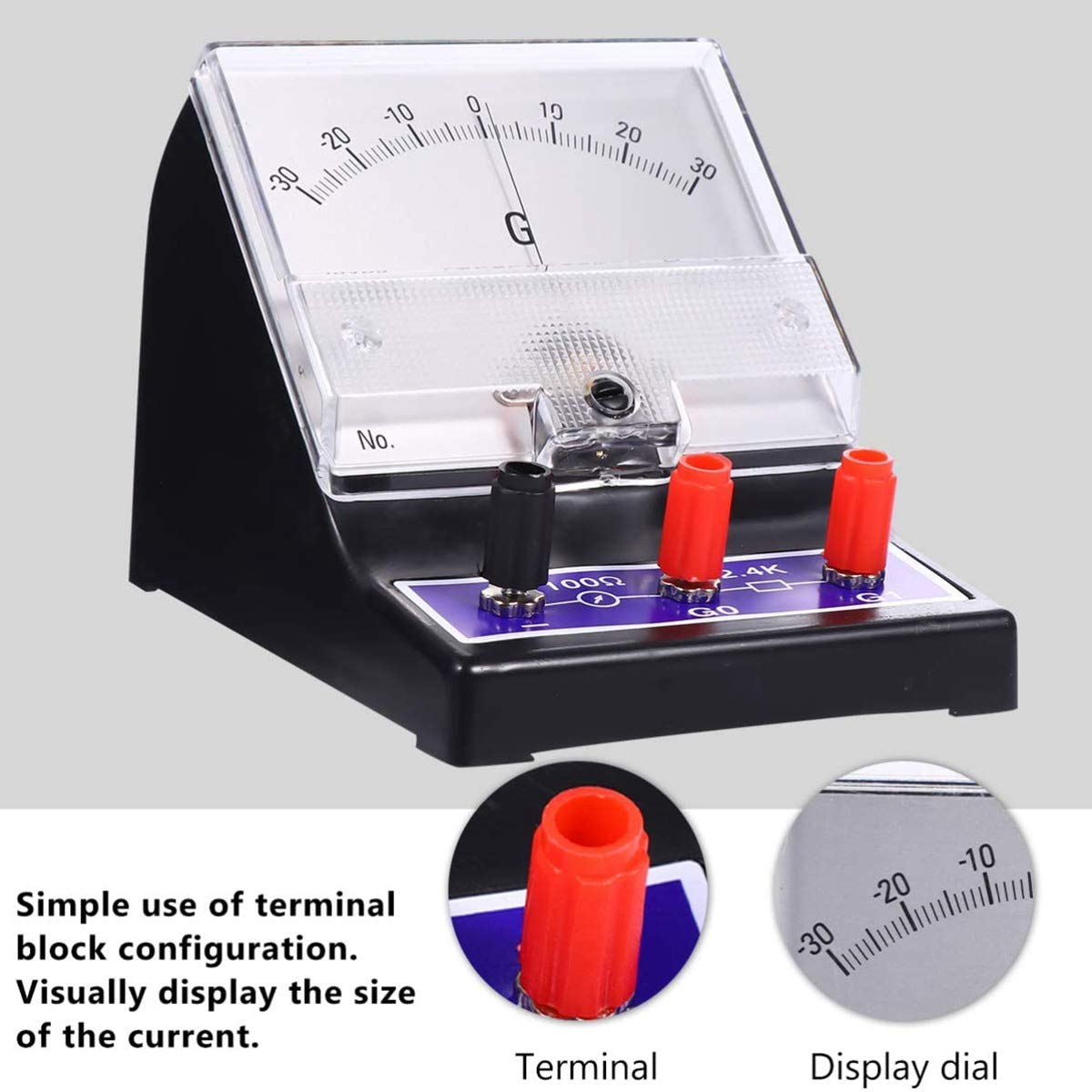Analoger Amperemeter Typ Elektrischer Tester Empfindliches Amperemeter Mikroammeter Galvanometer