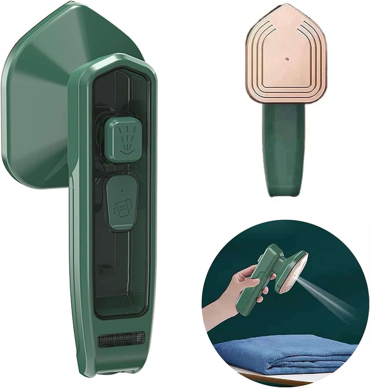 RAFCAR Nuevo Micro Plancha de Vapor Profesional, Mini máquina de Planchar portátil Plegable para el hogar, Compatible con Planchar en húmedo y en seco