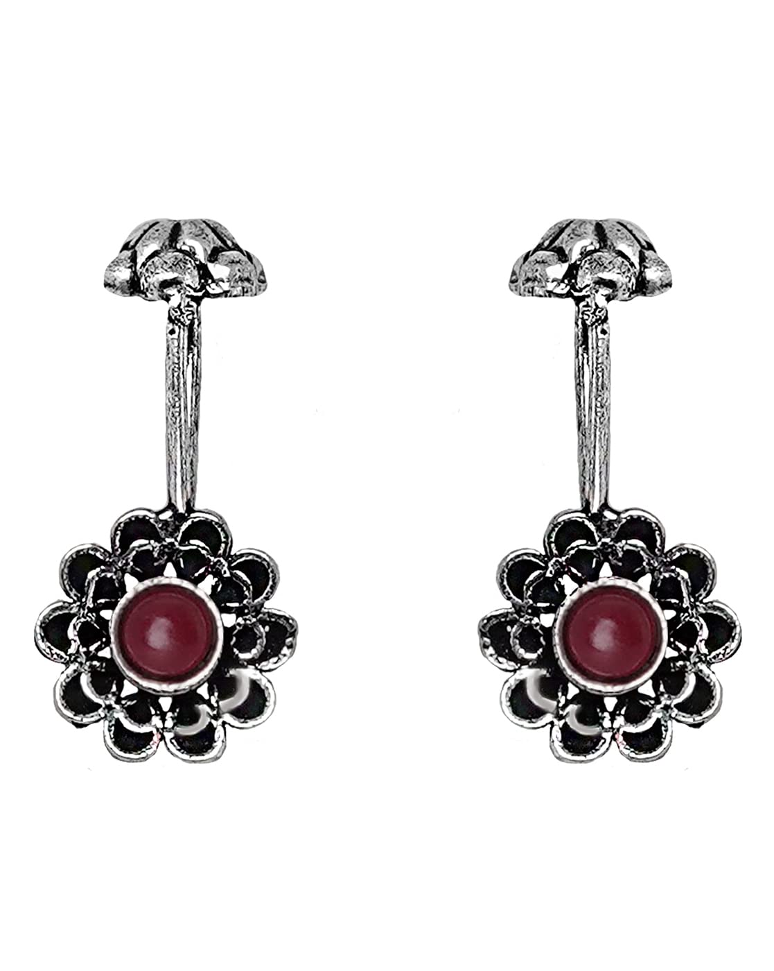 See full amazon price history chart for Teejh Harini Silver Oxidised Clip On Bugadi For Women Teejh Harini Silver Oxidised Clip On Bugadi For Women (B09J8Y9Z87) Amazon Price History, Amazon Price Tracker