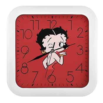 Amazon.co.jp: ベティちゃん ベティ ブープ 掛け時計 静音 連続