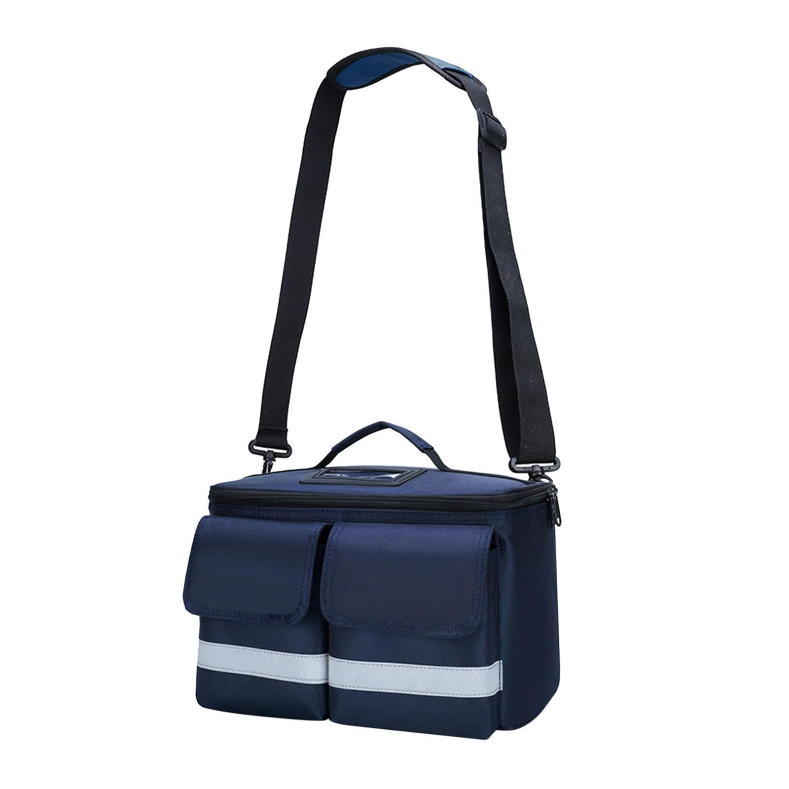 First Aid Kit Bag Empty Storage Pouch First Aid Bag for Hiking Office Travel dark blue-image-21