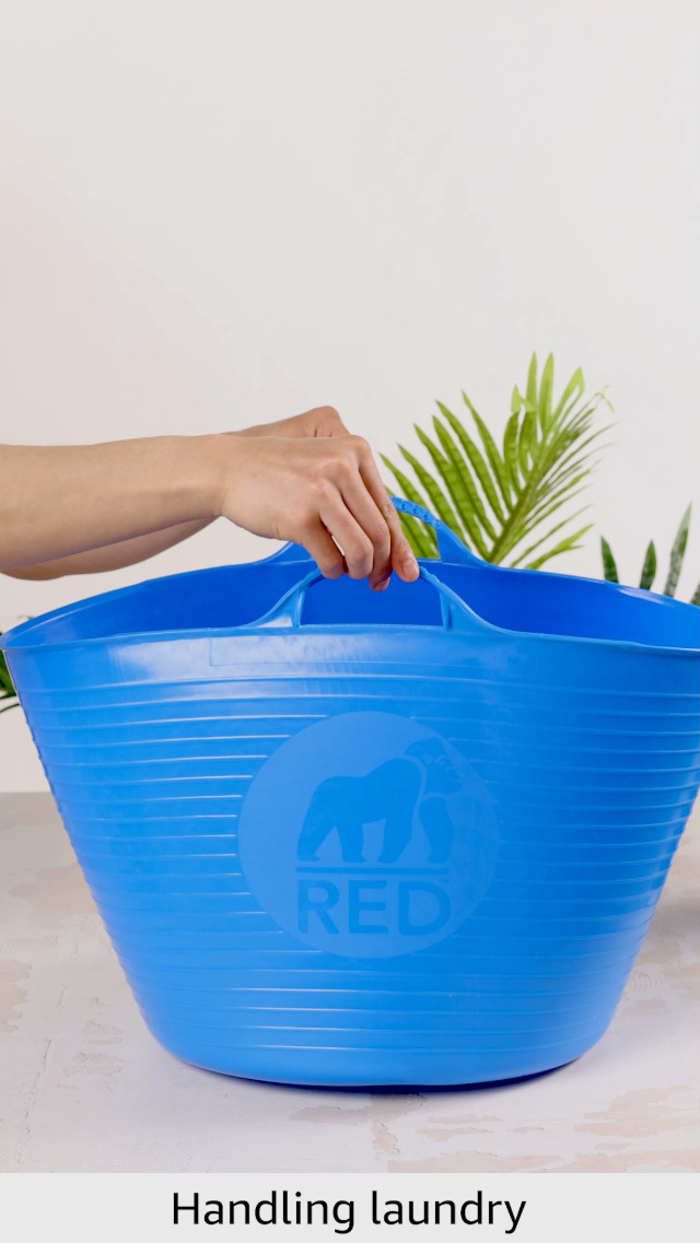 Amazon.com: Red Gorilla Large Flexible Plastic Tub, Toy Storage