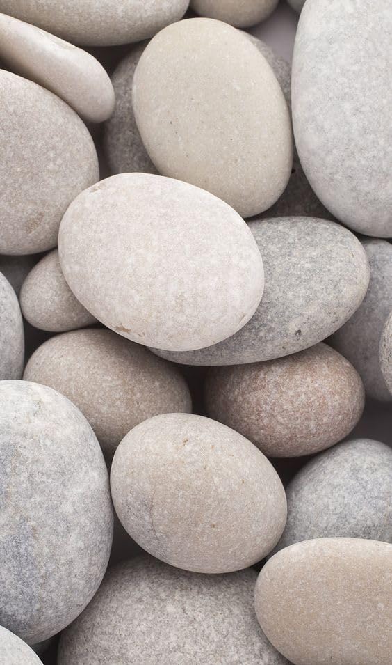 Natural River Stone for Painting and Drawing, Decoration and Gifts, Smooth Surface, Set of 10