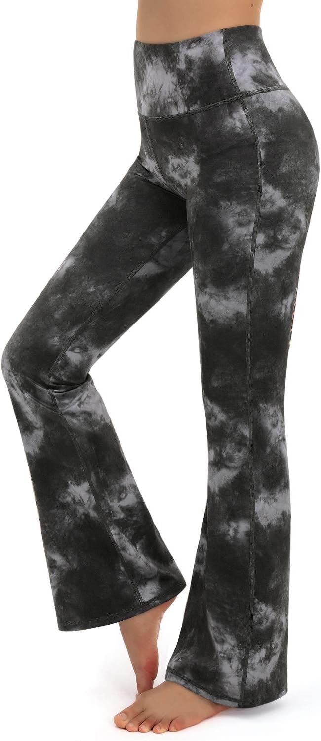 Promover Bootleg Pants Non SeeThrough Exercise Pants Yoga