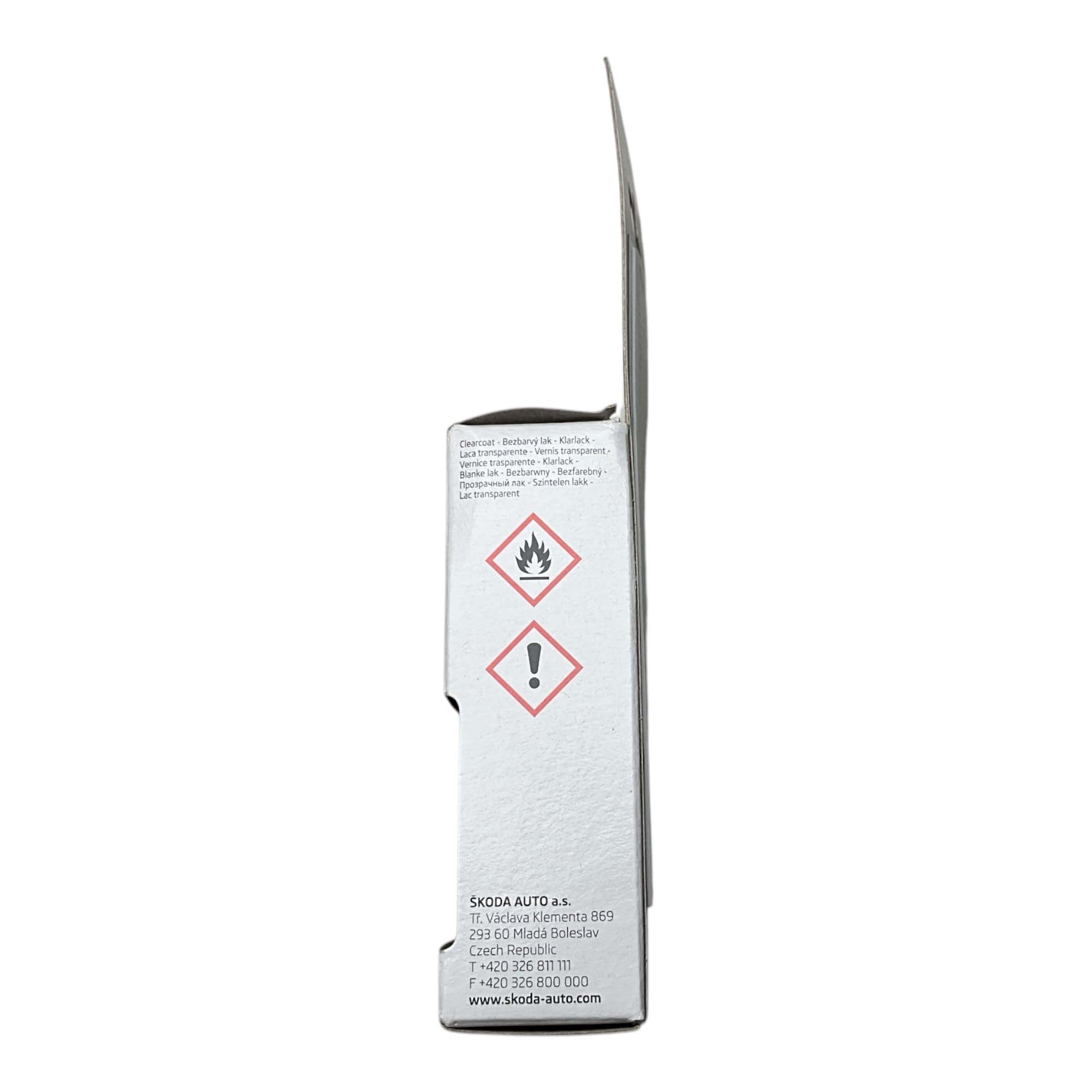 Skoda 9P9P F9E – Set de barras de barniz, color blanco