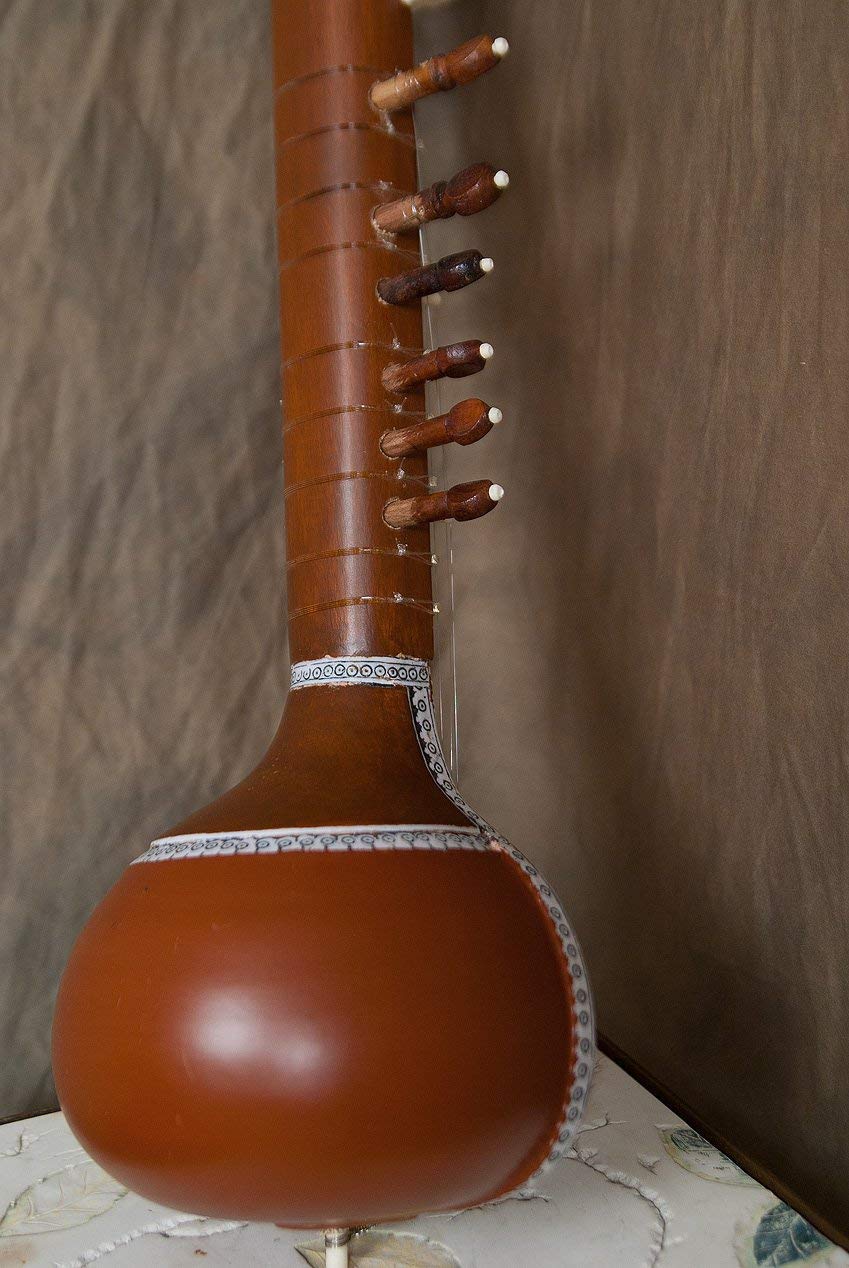 Sitar in miniatura fatto a mano per spettacolo o regalo per un amico musicista