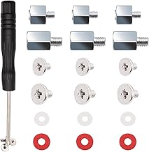 M.2 SSD Mounting Screws Kit, M.2 Motherboard Standoffs and Screws, NVMe Screw with Magnetic Screwdriver, Used for Mainboard Repair of Laptop & Computers