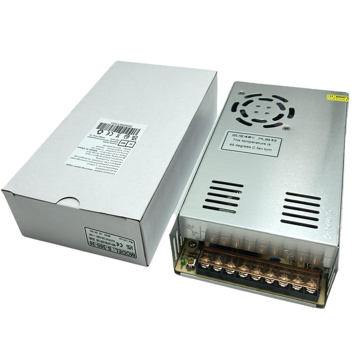 36V 10A 360W LED Lumiere Commutation adaptateur d'alimentation Commutateur de commutation Alimentation Pilote pour l'affichage LED DC36V 5A-10A 180W-360W
