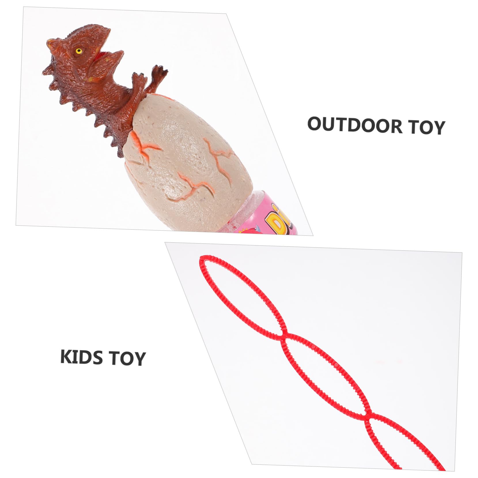 Varitas de Burbujas de Dinosaurio 4 Piezas de Plástico para Niños