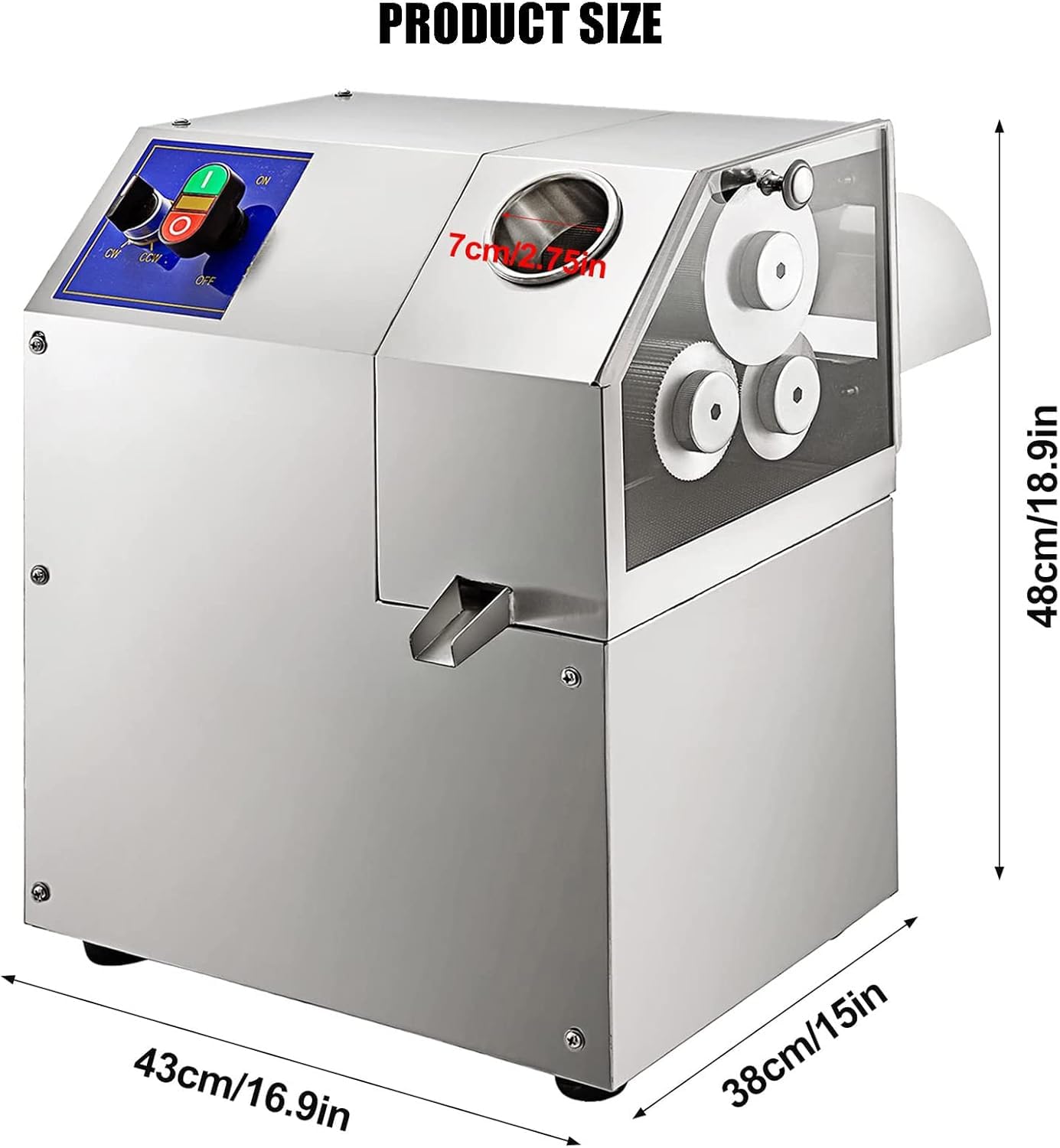 Juicer Machines, Suitable for Juicing Fruits and Vegetables, Easy to Clean, High Juice Yield