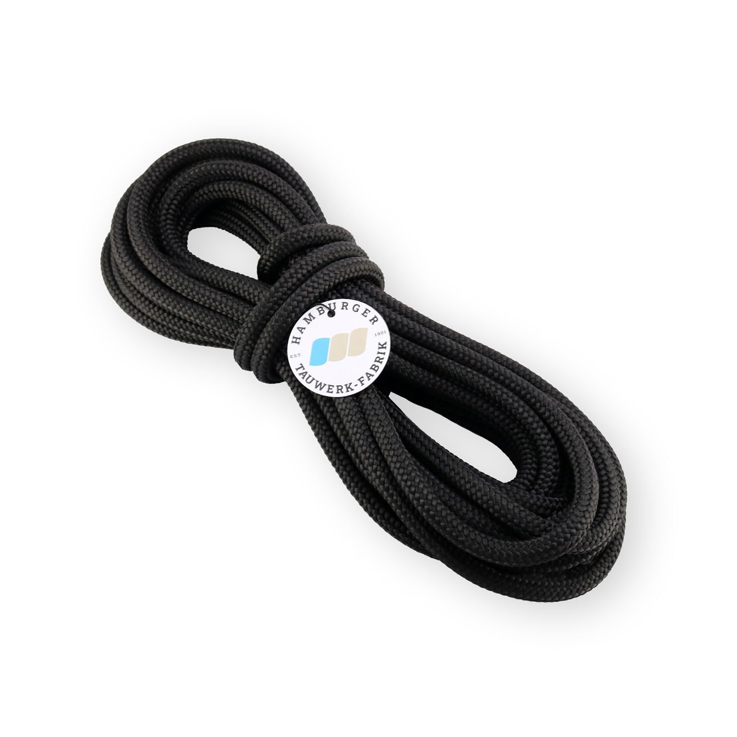 Outdoorseil ECO-Dock Schwarz Ø10 mm – Polypropylen-Multifil Allzweck-Seil 20 m, wetterfest & UV-beständig – ideal für Garten, Camping, Boot & Haushalt