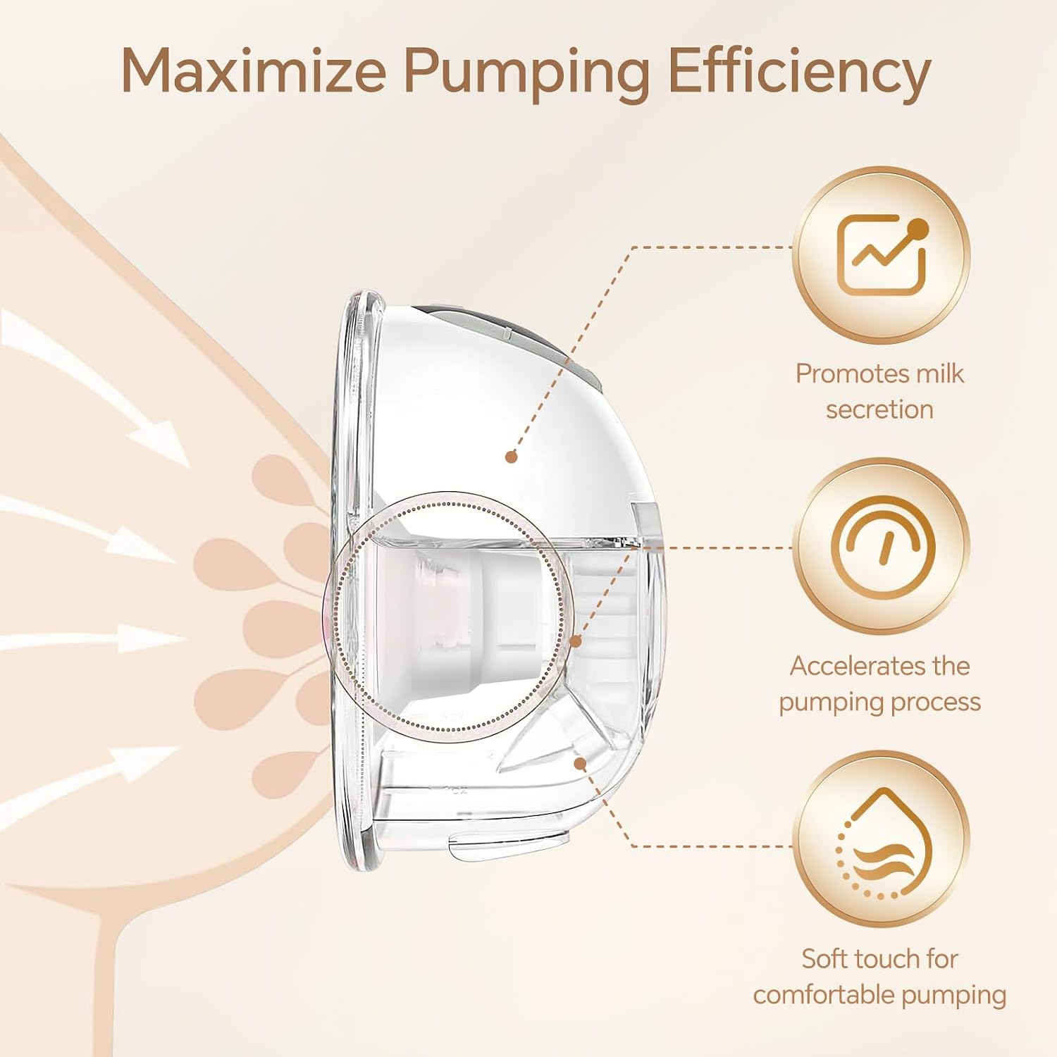 Flange Inserts 16PCS 15/16/17/18/19/20/21/22mm for 24mm Pumps, Flange Sizing Kit Compatible with Medela Elvie Lansinoh Spectra Momcozy Breast Pump Accessories, Breastfeeding Essentials Kit for New Mom
