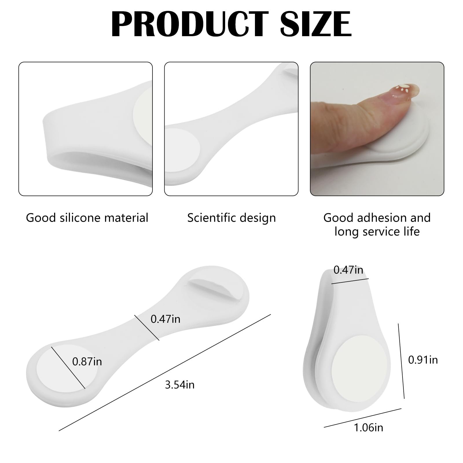 3Pcs Magnetic Shower Curtain Clips, Shower Curtain Hooks, Not Easy to Rust, Effectively Prevent Water Splashing Strong Hold Easy to Use for a Tidy Bathroom