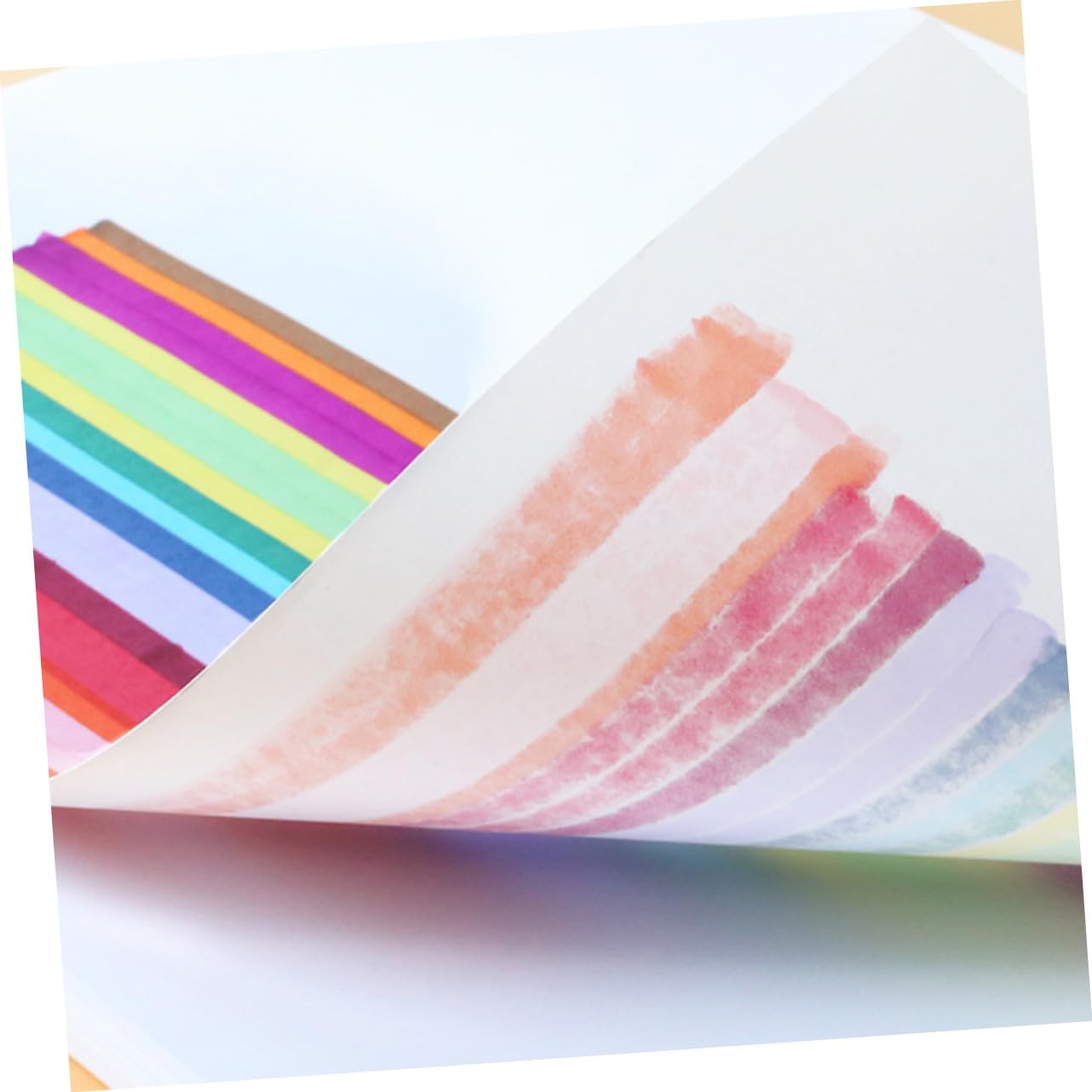 Veemoon 100 Hojas Papel para Dibujo sin Ácido Reciclado Resistente Amarillamiento Compatible Lápices Tinta Pasteles para Artistas Estudiantes