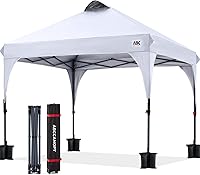 Vista 26 de ABCCANOPY - Toldo desplegable de 10 x 10 pulgadas, para exteriores, portátil, ideal para la playa; toldo con bolsa de transporte con ruedas, 4 sacos