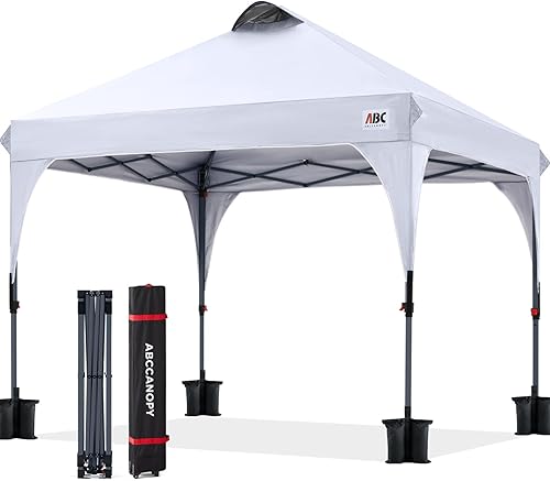 Miniatura 26 de ABCCANOPY - Toldo desplegable de 10 x 10 pulgadas, para exteriores, portátil, ideal para la playa; toldo con bolsa de transporte con ruedas, 4 sacos