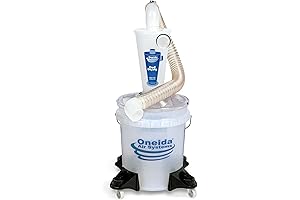 Oneida Air Systems Dust Deputy Low Pro: Superior Cyclone Filtration for Shop Vacuums