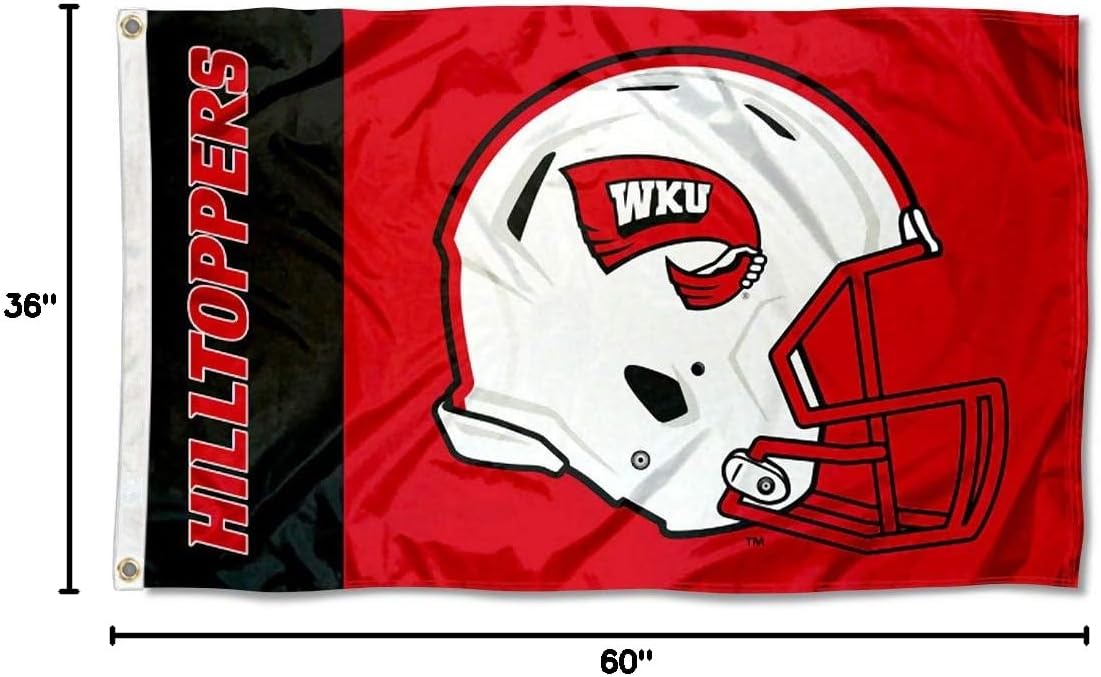 Western Kentucky Hilltoppers Football Helmet Flag