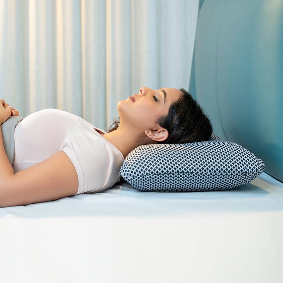 WELLGIVER ComfortCloud Orthopedic Memory Foam Pillows | Cervical Pillow for Neck and Shoulder Pain with Removable Zipper Cover (ComfortCloud-Midnight Blue-Pack of 1) (B0D73H1DNP) Amazon Price History, Amazon Price Tracker