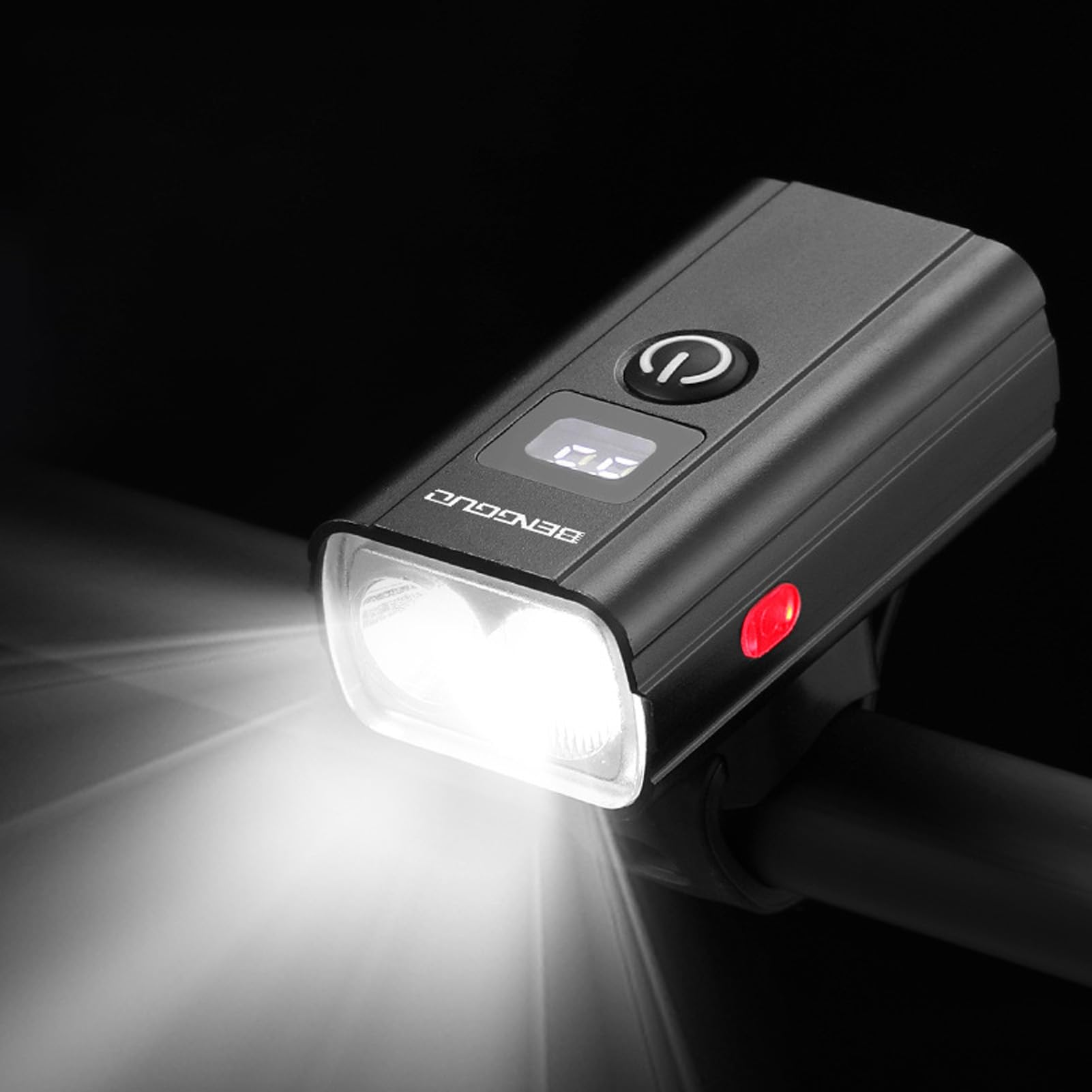 Phare de Vélo à LED, Alliage d'Aluminium Alimenté par USB Super Lumineux pour Vélos